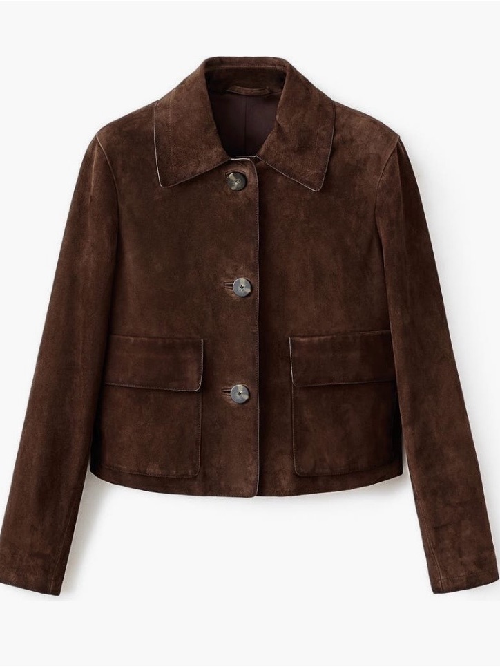 Mango Suede Jacket (Size Medium) Nwt